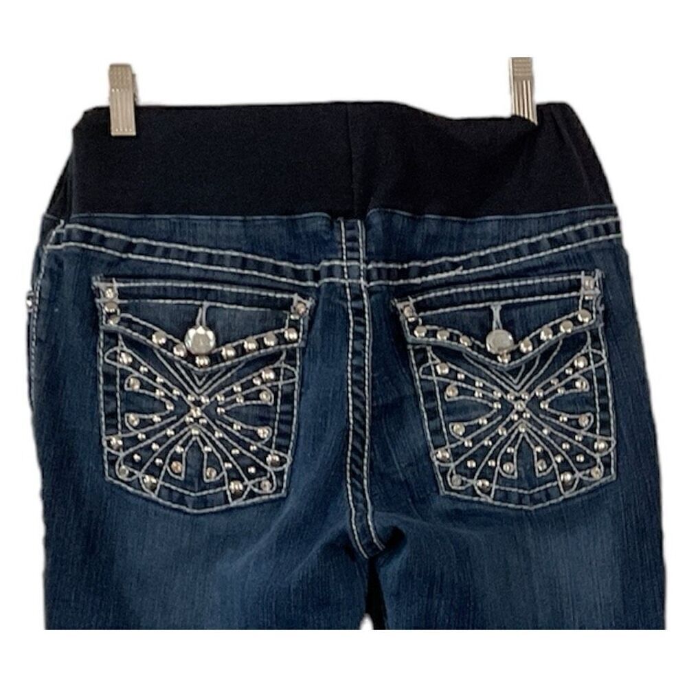 Maternity Embellished Jeans 17” X 31.5”
